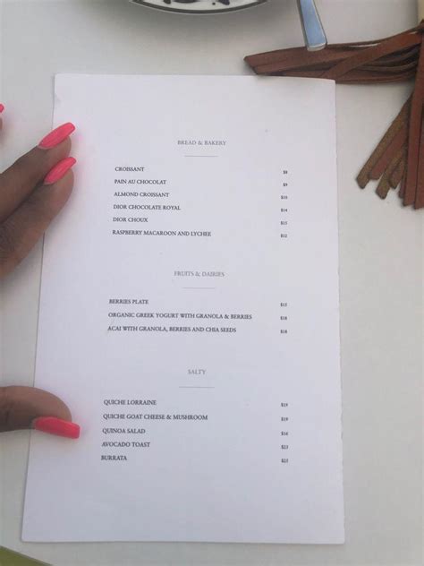 fendi cafe miami menu|Fendi dior Miami menu.